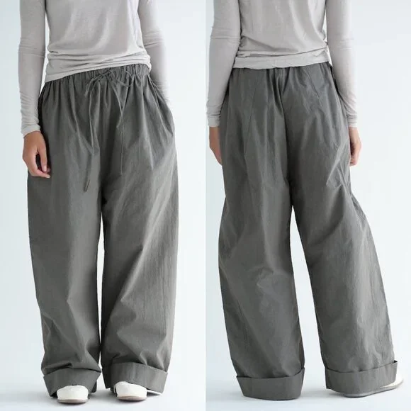 NWT Lauren Manoogian Duvet Pants Wide Leg Trousers Lead size 1 - Picture 6 of 11